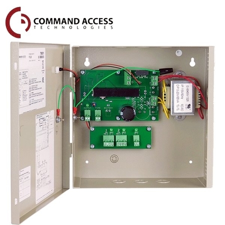 COMMAND ACCESS Command Access2A, 24V regulated PS w/boost circuitry for up to (2) electric latch pullback devices. CAT-PS220